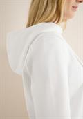 Hoodie mit Wording vanilla white