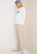 Hoodie mit Wording vanilla white
