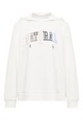 Hoodie mit Wording vanilla white
