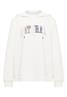 Hoodie mit Wording vanilla white