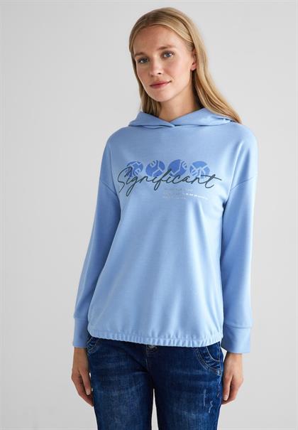 Hoodie Shirt mit Kapuze bay blue