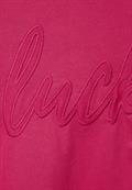 Hoodie Shirt mit Wording cosy coral