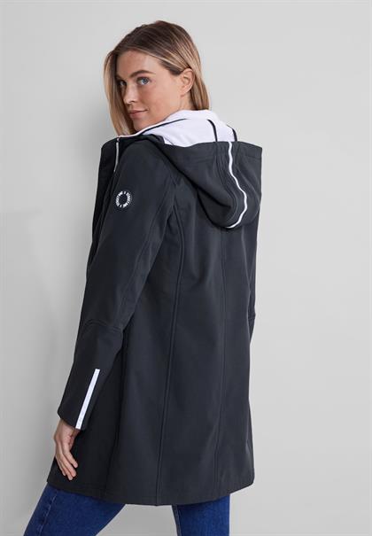 Hoodie Softshelljacke gravity blue