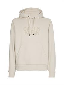 Hoodie stony beige