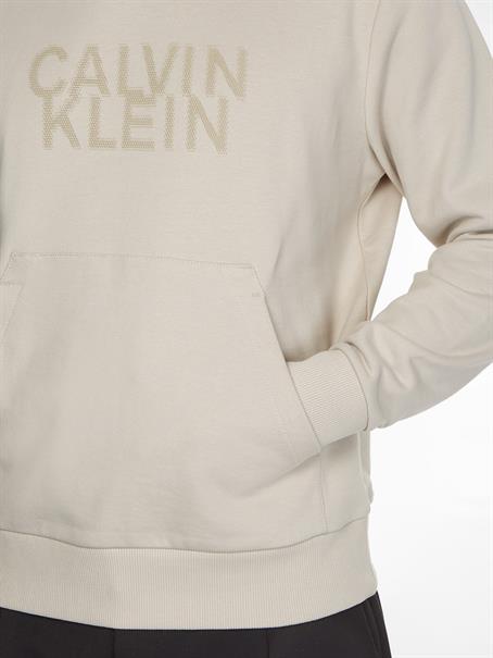 Hoodie stony beige