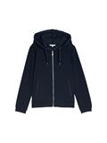 Hoodie Sweatjacke aus Scuba sky captain blue
