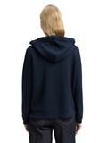 Hoodie Sweatjacke aus Scuba sky captain blue