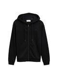 Hoodie Sweatjacke mit Logo-Print black