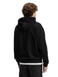 Hoodie Sweatjacke mit Logo-Print black