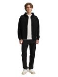 Hoodie Sweatjacke mit Logo-Print black