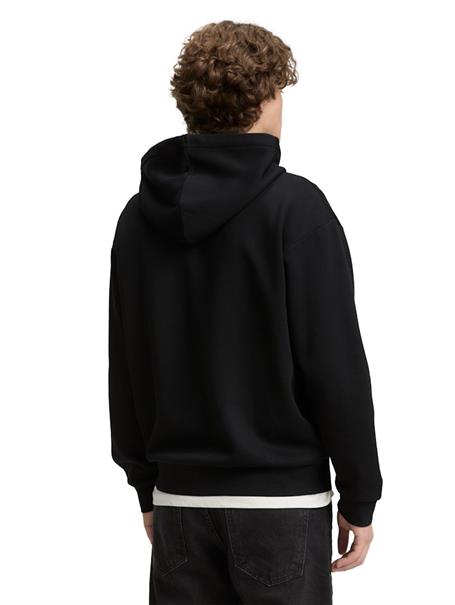 Hoodie Sweatjacke mit Logo-Print black