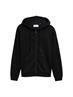 Hoodie Sweatjacke mit Logo-Print black