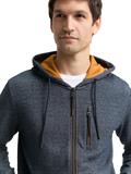 Hoodie Sweatjacke navy fine yd stripe