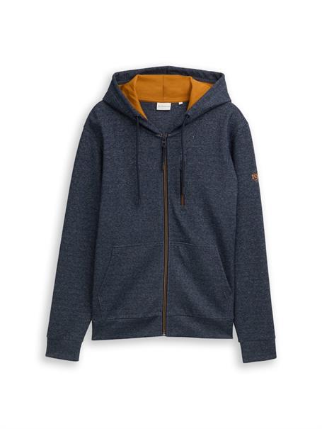 Hoodie Sweatjacke navy fine yd stripe