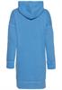 Hoodie Sweatkleid aus Organic Cotton aqua blue