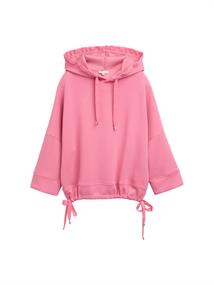 Hoodie Sweatshirt aus Scuba bright rose
