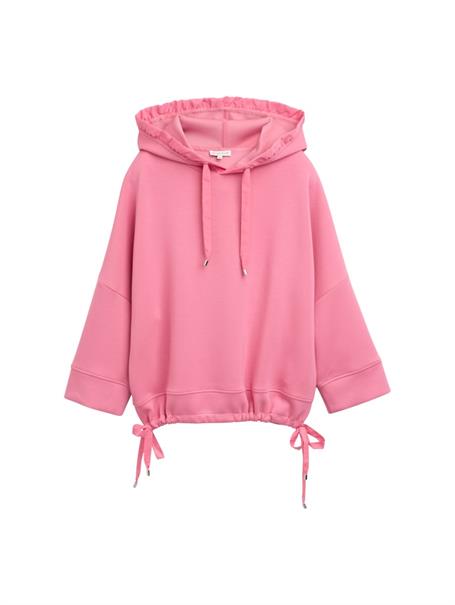 Hoodie Sweatshirt aus Scuba bright rose