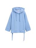 Hoodie Sweatshirt aus Scuba flawless blue