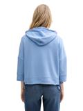 Hoodie Sweatshirt aus Scuba flawless blue