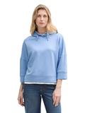 Hoodie Sweatshirt aus Scuba flawless blue