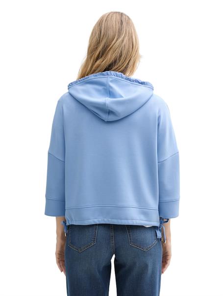 Hoodie Sweatshirt aus Scuba flawless blue