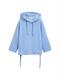 Hoodie Sweatshirt aus Scuba flawless blue