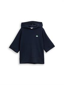 Hoodie Sweatshirt aus Scuba sky captain blue
