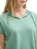 Hoodie Sweatshirt faded green