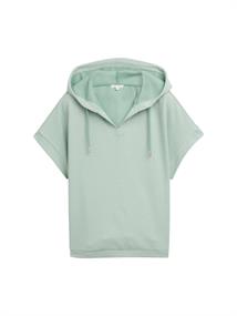 Hoodie Sweatshirt faded green