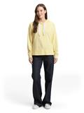 Hoodie Sweatshirt mit Herz-Detail soft lemon