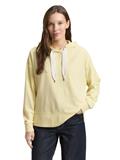Hoodie Sweatshirt mit Herz-Detail soft lemon