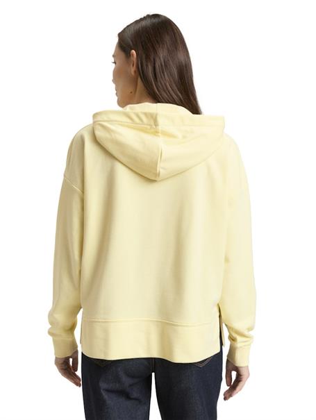 Hoodie Sweatshirt mit Herz-Detail soft lemon