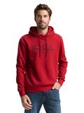 Hoodie Sweatshirt mit Logo-Print coach red