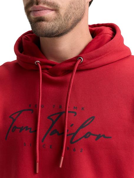 Hoodie Sweatshirt mit Logo-Print coach red