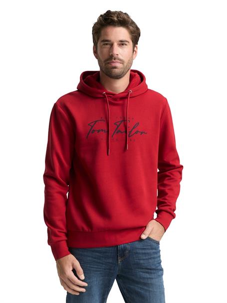 Hoodie Sweatshirt mit Logo-Print coach red