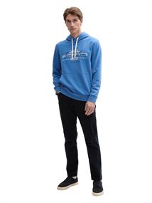 Hoodie Sweatshirt mit Logo-Print midsummer blue