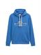 Hoodie Sweatshirt mit Logo-Print midsummer blue