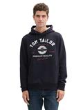 Hoodie Sweatshirt mit Logo-Print sky captain blue
