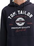 Hoodie Sweatshirt mit Logo-Print sky captain blue