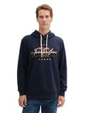 Hoodie Sweatshirt mit Logo-Print sky captain blue