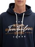 Hoodie Sweatshirt mit Logo-Print sky captain blue