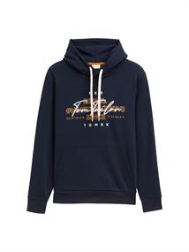 Hoodie Sweatshirt mit Logo-Print sky captain blue