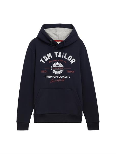 Hoodie Sweatshirt mit Logo-Print sky captain blue