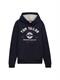 Hoodie Sweatshirt mit Logo-Print sky captain blue