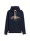 Hoodie Sweatshirt mit Logo-Print sky captain blue