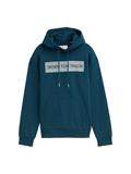 Hoodie Sweatshirt mit Print deep pond green