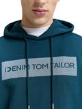 Hoodie Sweatshirt mit Print deep pond green