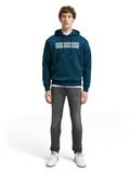 Hoodie Sweatshirt mit Print deep pond green