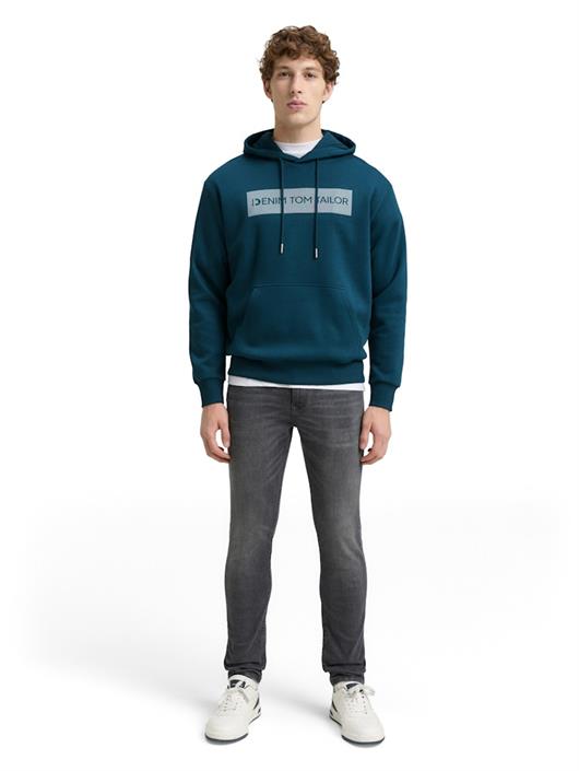 hoodie-sweatshirt-mit-print-deep-pond-green