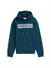 Hoodie Sweatshirt mit Print deep pond green